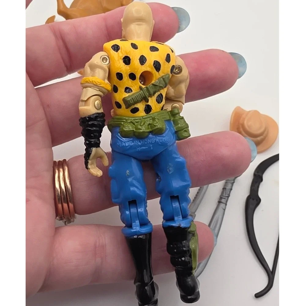Hasbro G.I. Joe Action Figure 3.75in Multi Good 1989 Gnawgahyde Dreadnok
